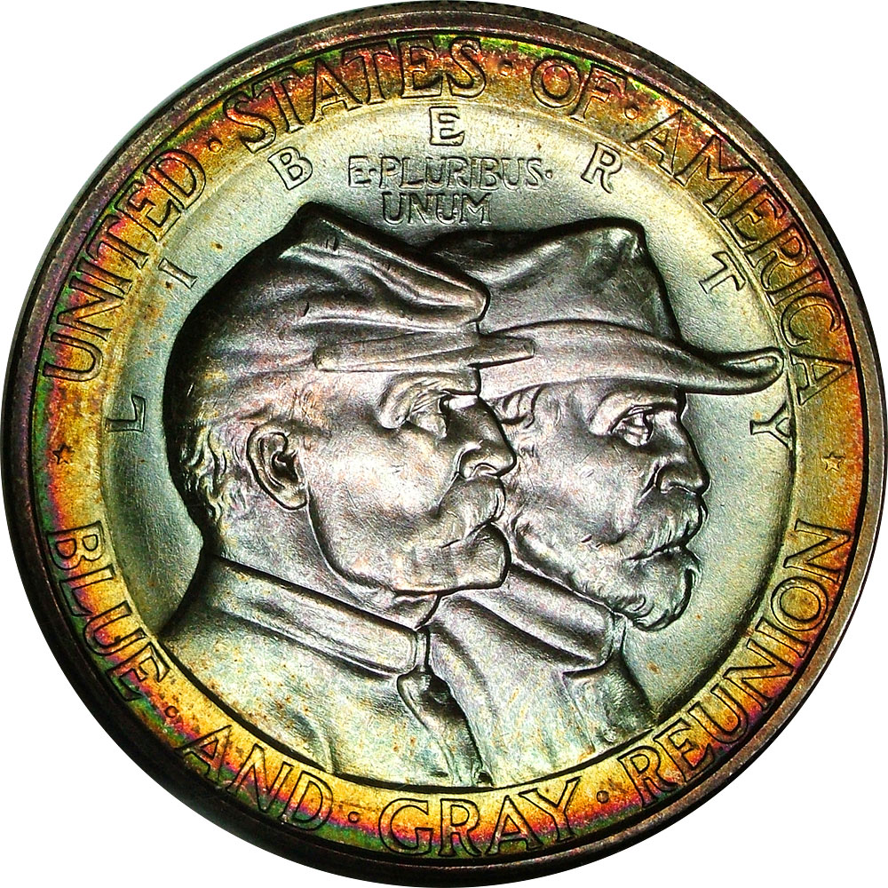 1936 Battle of Gettysburg Half Dollar Commemorative Coins